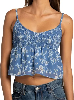 Women's Summer Camisoles Tank Tops V Neck Spaghetti Straps Floral Pattern Ruffled Going Out Tops