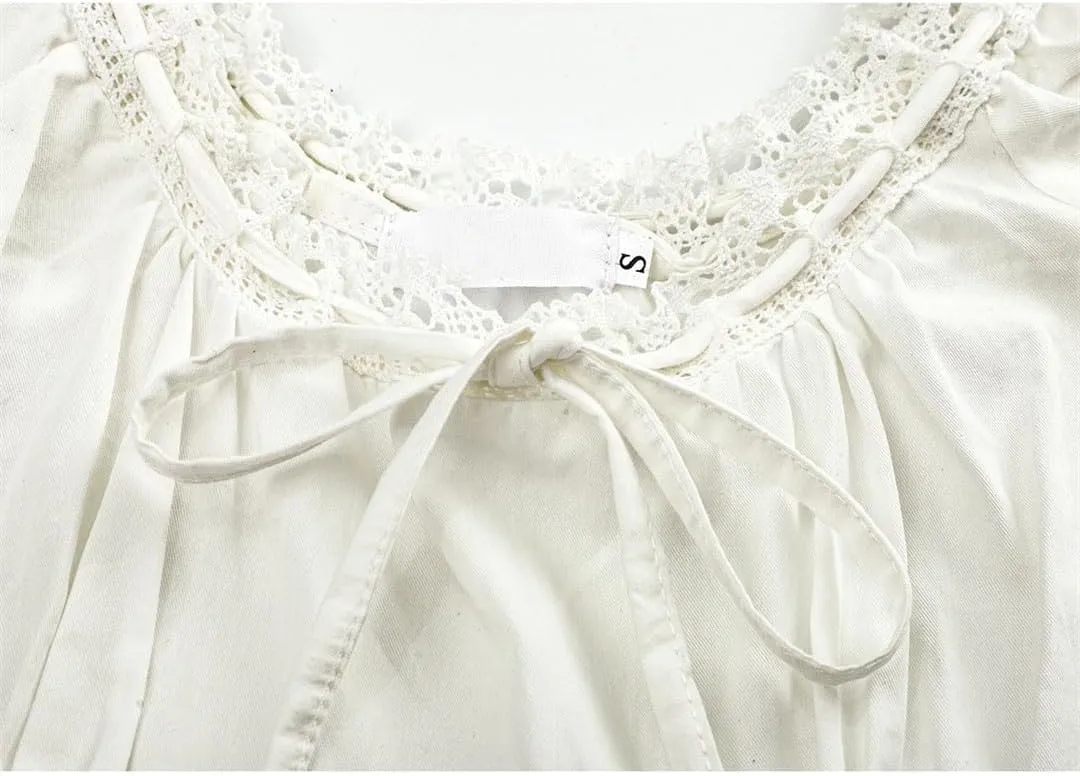 Women's Sweet French Lace Edges Bow Sleeveless Vest Solid Color Backless Slim Temperament Tank Tops